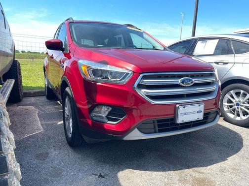 Red 2018 Ford Escape SEL
