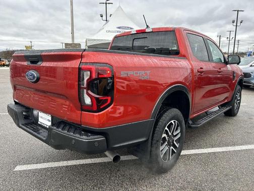 Chili Pepper Red 2024 Ford Ranger LARIAT