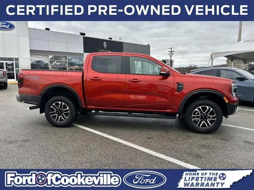 Chili Pepper Red 2024 Ford Ranger LARIAT
