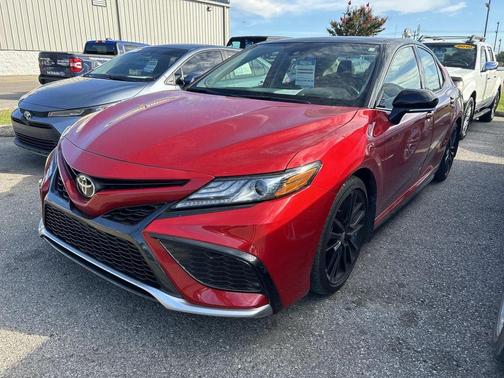 Supersonic Red/Midnight Black Metallic 2023 Toyota Camry XSE