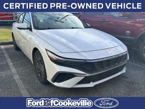 Serenity White 2024 Hyundai ELANTRA SEL