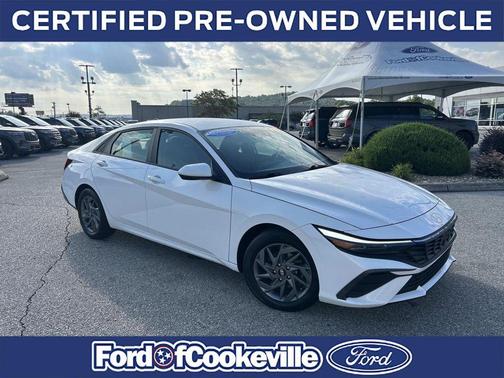 Serenity White 2024 Hyundai ELANTRA SEL