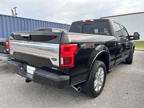 Red 2018 Ford F-150 Platinum