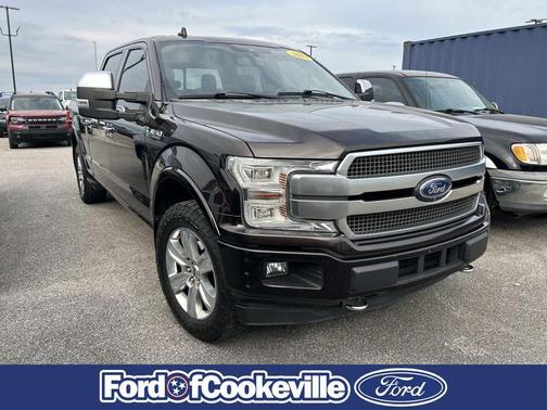 Red 2018 Ford F-150 Platinum