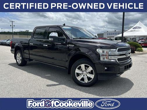 Red 2018 Ford F-150 Platinum