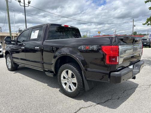 Red 2018 Ford F-150 Platinum