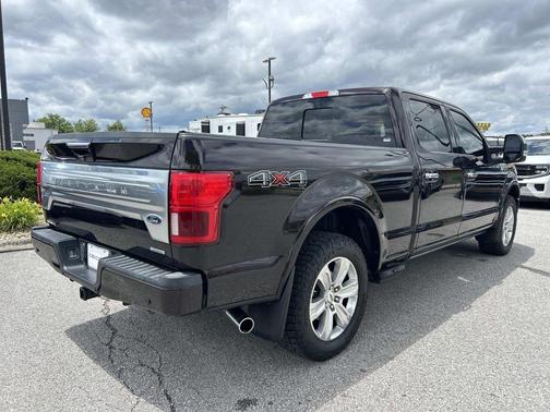 Red 2018 Ford F-150 Platinum