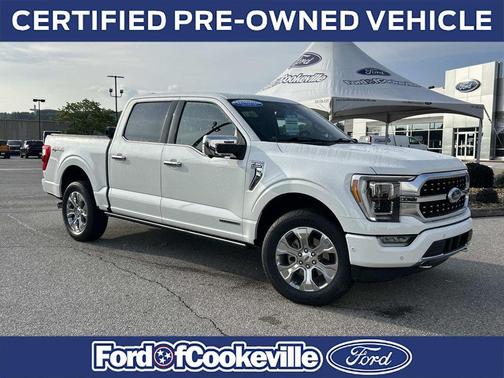 Star White Metallic Tri-Coat 2022 Ford F-150 Platinum