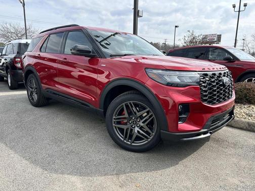 Rapid Red Metallic Tinted Clearcoat 2026 Ford Explorer ST-Line