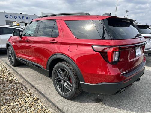 Rapid Red Metallic Tinted Clearcoat 2026 Ford Explorer ST-Line