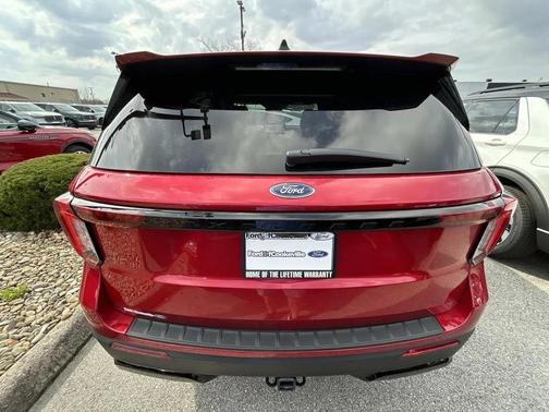 Rapid Red Metallic Tinted Clearcoat 2026 Ford Explorer ST-Line