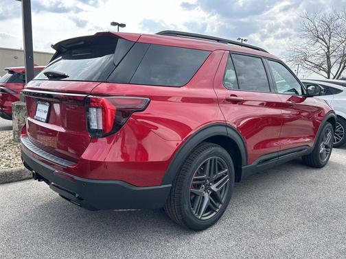 Rapid Red Metallic Tinted Clearcoat 2026 Ford Explorer ST-Line