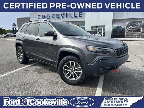 Granite Crystal Metallic Clearcoat 2019 Jeep Cherokee Trailhawk Elite