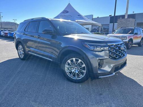 Carbonized Gray Metallic 2026 Ford Explorer Platinum