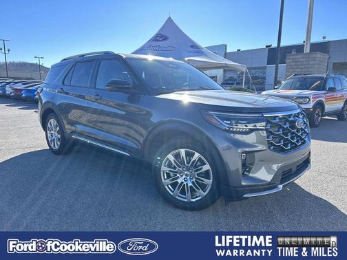 Carbonized Gray Metallic 2026 Ford Explorer Platinum