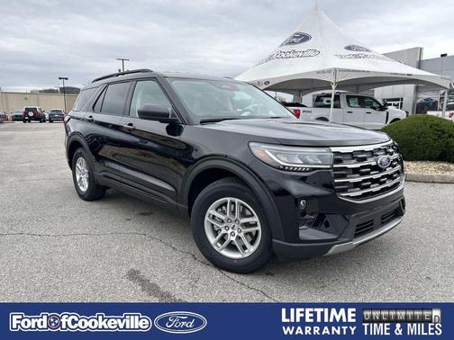 Agate Black Metallic 2026 Ford Explorer Active