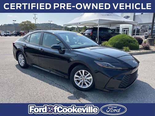 Midnight Black Metallic 2025 Toyota Camry LE