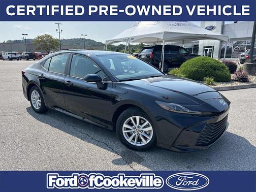 Midnight Black Metallic 2025 Toyota Camry LE