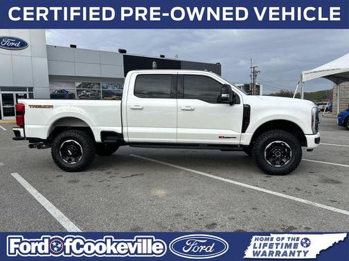Star White Metallic Tri-Coat 2024 Ford F-250 Lariat
