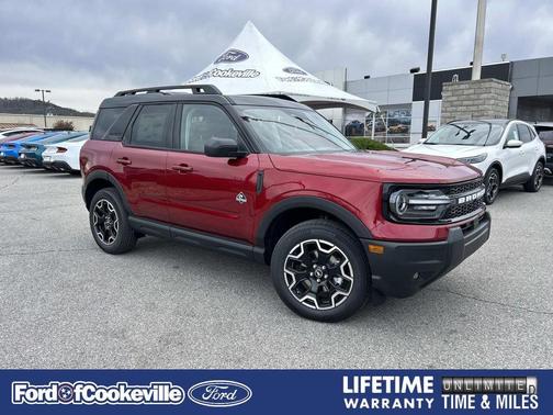 Ruby Red Metallic Tinted Clearcoat 2025 Ford Bronco Sport Outer Banks