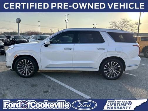 Hyper White 2023 Hyundai PALISADE Calligraphy