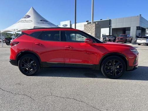 Red 2020 Chevrolet Blazer RS