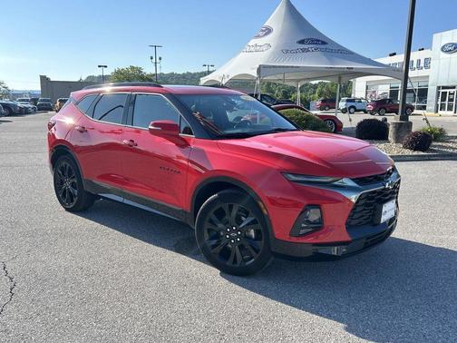 Red 2020 Chevrolet Blazer RS