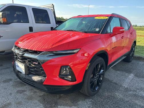 Red 2020 Chevrolet Blazer RS