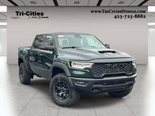 Serrano Green Metallic 2026 RAM 1500 RHO Crew Cab 4x4 5'7' Box