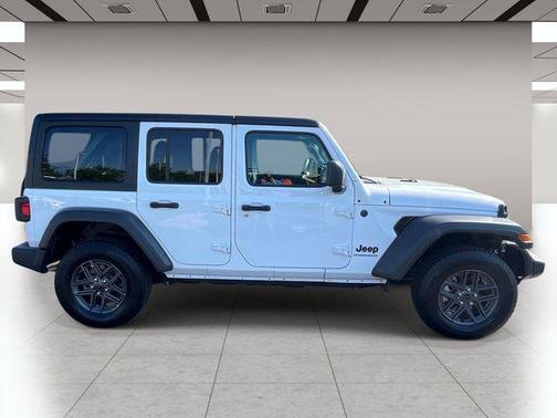 Bright White Clearcoat 2025 Jeep Wrangler Sport S