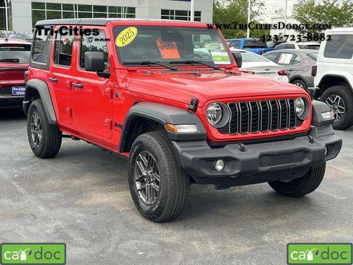 Firecracker Red Clearcoat 2025 Jeep Wrangler Sport S
