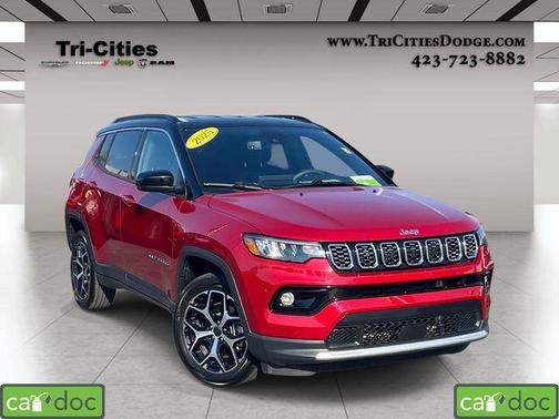 Red Hot Pearlcoat 2025 Jeep Compass Limited
