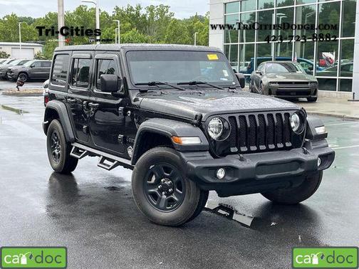 Black Clearcoat 2023 Jeep Wrangler Sport