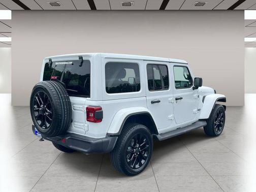Bright White Clearcoat 2025 Jeep Wrangler 4xe Sahara