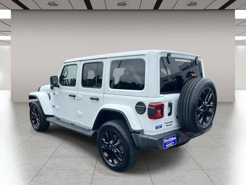 Bright White Clearcoat 2025 Jeep Wrangler 4xe Sahara