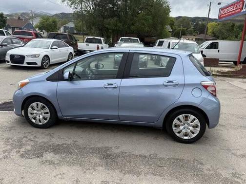 Blue 2014 Toyota Yaris LE