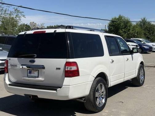 White Platinum Metallic Tri-Coat 2010 Ford Expedition EL Limited