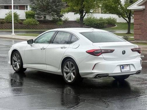 Platinum White Pearl 2021 Acura TLX Technology