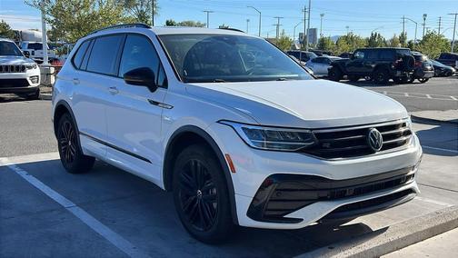 Pure White 2022 Volkswagen Tiguan 2.0T SE R-Line Black 4MOTION