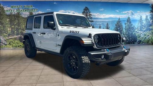 Bright White Clearcoat 2024 Jeep Wrangler 4xe Willys