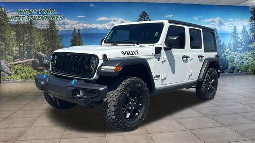 Bright White Clearcoat 2024 Jeep Wrangler 4xe Willys