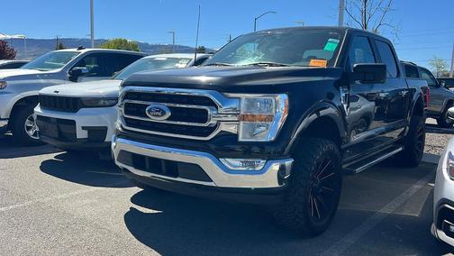Agate Black Metallic 2022 Ford F-150 XLT