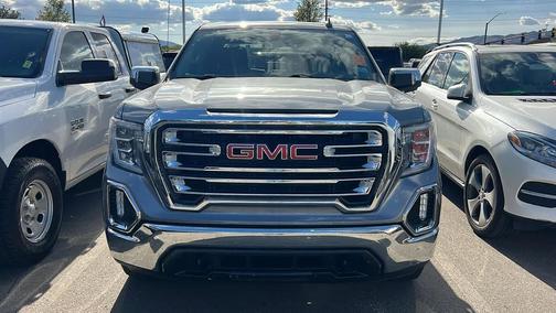 Satin Steel Metallic 2021 GMC Sierra 1500 SLT