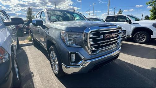 Satin Steel Metallic 2021 GMC Sierra 1500 SLT