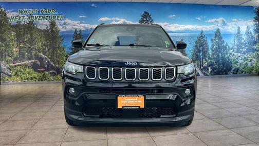 Diamond Black Crystal Pearlcoat 2024 Jeep Compass Latitude
