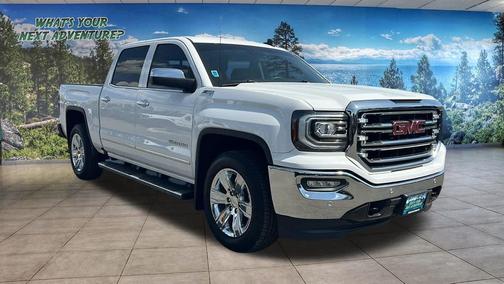 Summit White 2018 GMC Sierra 1500 SLT