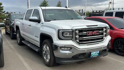 Summit White 2018 GMC Sierra 1500 SLT