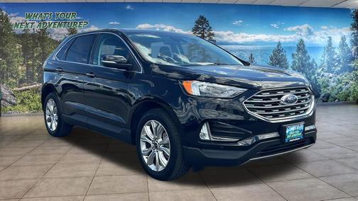 Agate Black Metallic 2024 Ford Edge Titanium