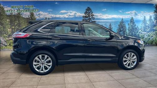 Agate Black Metallic 2024 Ford Edge Titanium