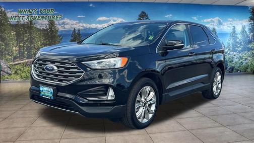 Agate Black Metallic 2024 Ford Edge Titanium